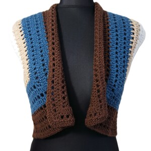 Easy Crochet Bolero for Beginners All Sizes Pattern Pdf Tutorial ...