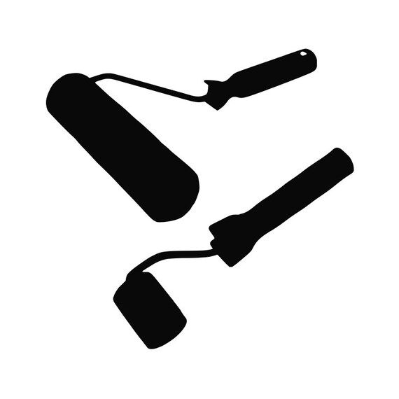 Paint Roller SVG Paint Roller PNG Paint Roller Clipart Etsy