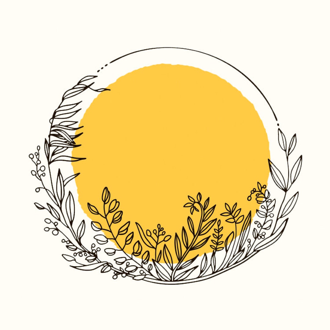 Цветочный венок Svg, Половина венка Svg, Венок Svg, Цветочная граница ...