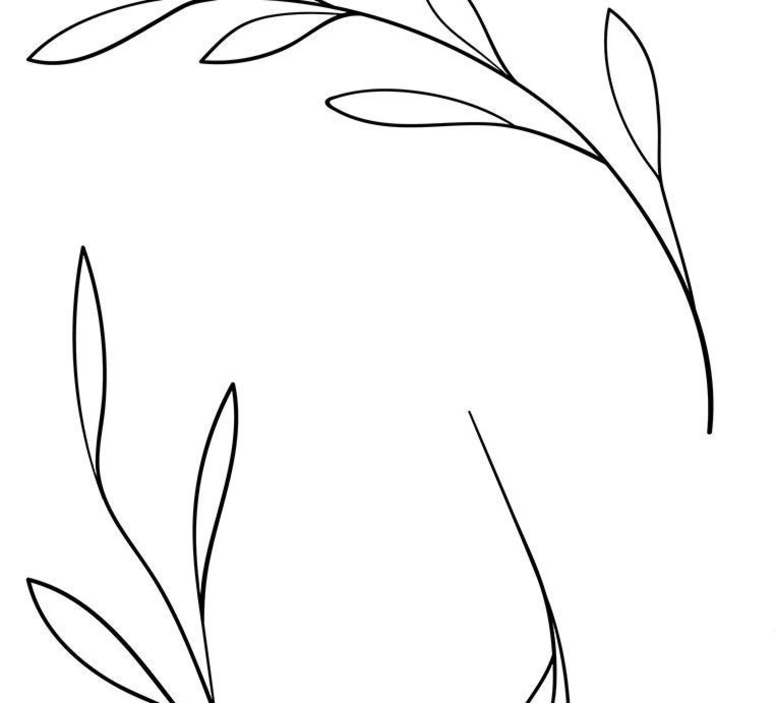 Eucalyptus Outline Svg