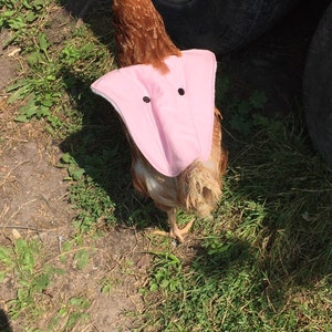 Hen saddle with wing protector
