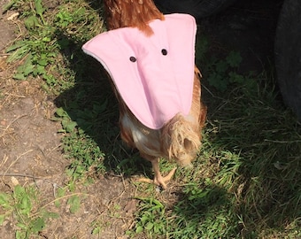 Silla de montar para gallinas con protector de alas