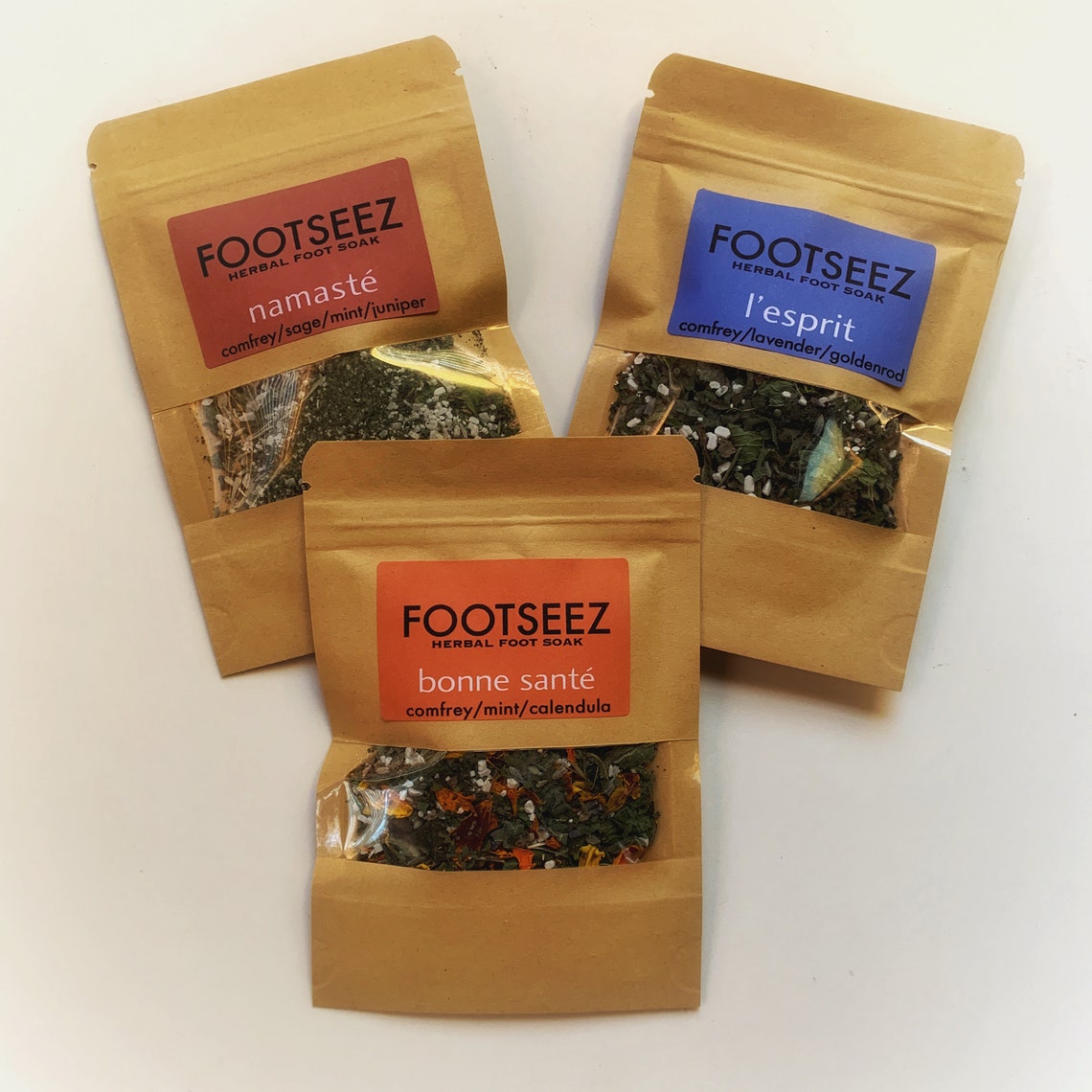 Organic Herbal Foot Soak for sore feet with comfrey sage Etsy