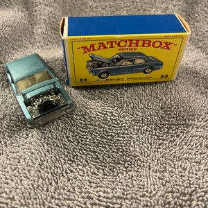 Vintage Matchbox series no 53 Ford Zodiac mk Iv