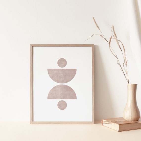 Geometric Shape Art Print Shapes Art Printable Wall Art Etsy