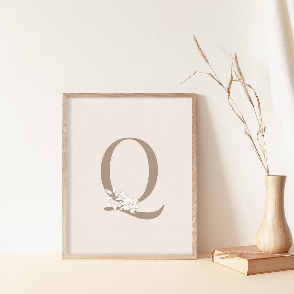 Letter Q Print Letter Q Poster Letter Q Wall Art Letter Q Etsy
