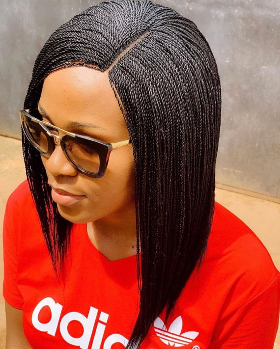 Senegalese Twist Micro Twist Braid Hair Braid Wig For Black Etsy