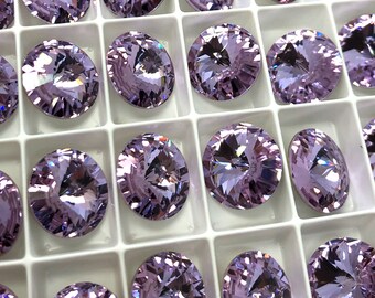 Genuine Made in Austria 14mm Violet AB Chrystal elements Wholesale supplies jewelry making DIYl