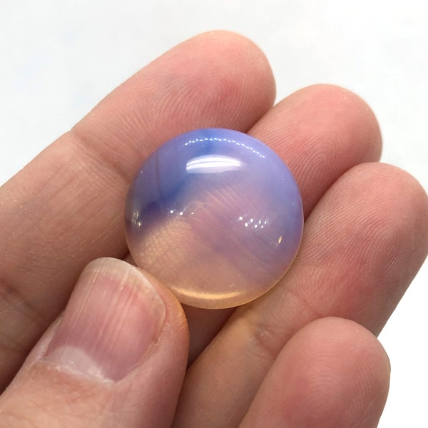 Cab#251 - Opalite / 20mm / Cabochon / Round / Cabs for Jewelry Making / Bead Weaving / Wire Wrapping / NOT Drilled