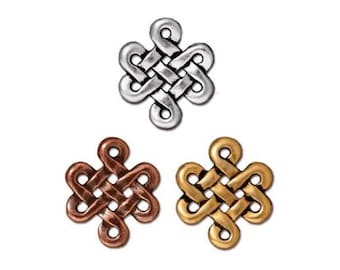 2 pc TierraCast Eternity Link / 14.7mmx17.3mm / 3 colors to choose from!