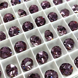 6pc SS39 Crystal Antique Pink EHA Brilliance Chatons / Article # 1088 / Austrian Crystal ;-) Chatons for Making Jewelry / Discounts Avail