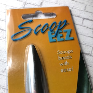 1 pc Aluminum ScoopEez Bead Scoop / Organization / Beadsmith / Great for sorting, scooping, organizing, and overall beady merriment!