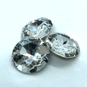 1 pc 27mm Crystal  Swarovski Fancy Stone / Article # 1201 / Swarovski Crystal Crown Stone for Making Jewelry Bead Weaving