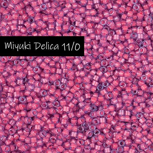 9gr. Miyuki Delica Beads #DB2048 / Size 11/0 Cylinder Beads / Seed Beads for Bead Weaving & Jewelry Making / #2048 Sz. 11 Delicas