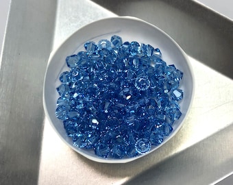 144pc 3mm Cool Blue Swarovski Crystal Bicones / Article #5328 / Austrian Crystal  Beads Making Jewelry Bead Weaving / 1 gross