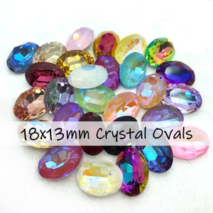 Swarovski Stones Article 4120. Size 18x13mm and 14x10. Price is