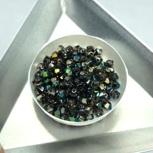 144pc 3mm Crystal Green Sphinx Swarovski Crystal Bicones / Article #5328 / Austrian Crystal Beads for Making Jewelry & Bead Weaving / 1gross