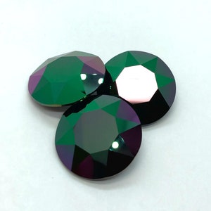 1 pc 27mm  Swarovski Crystal Fancy Stone / Jet Purple Haze (UF) / Article # 1201