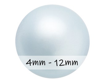 LIGHT BLUE Preciosa Crystal Pearls | Alternative to Swarovski | Maxima Nacre Pearls | Pearls for Stringing | Knotting | Jewelry Making