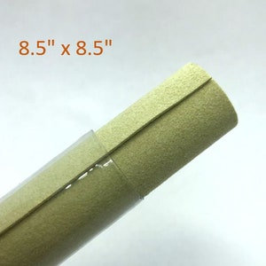 Ultrasuede &quot;Celery&quot; / 8.5&quot; x 8.5&quot; size / Bead Embroidery / Beading Surface