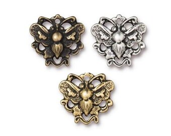 2 pc TierraCast Butterfly Link / 17.2mmx16.4mm / 3 colors to choose from!