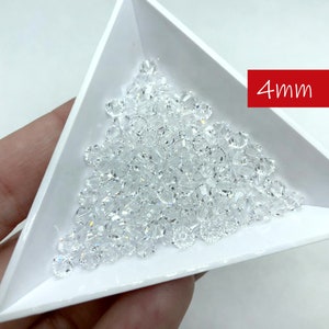 144pc 4mm Crystal Swarovski Crystal Bicones / Article #5328 / Austrian Crystal Beads for Making Jewelry and Bead Weaving / 1 gross