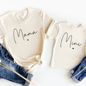 Mama Mini Shirts, Mom And Me Shirt, Mother's Day Gift, Matching Mommy and Me Shirts, Matching Mom Shirt, Mama Mini Matching Shirt