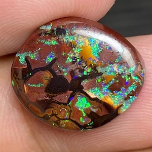 Top gems natural boulder opal stones