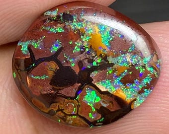 Top gems natural boulder opal stones