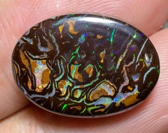 Very nice color and pattern natural Australian Boulder opal