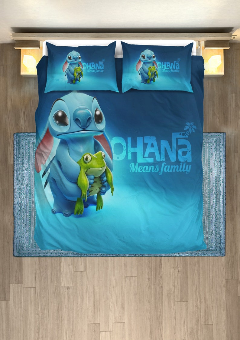 Lilo And Stitch Duvet Bedding Set Twin Queen King Image 0