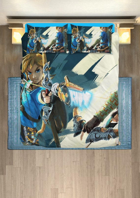 Zelda Bedding set Breath of the wild Duvet Twin Queen King Etsy