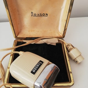 Ronson Razor Vintage 1950s Ronson '66 Super Trim Electric Razor' Gents Shaver ...