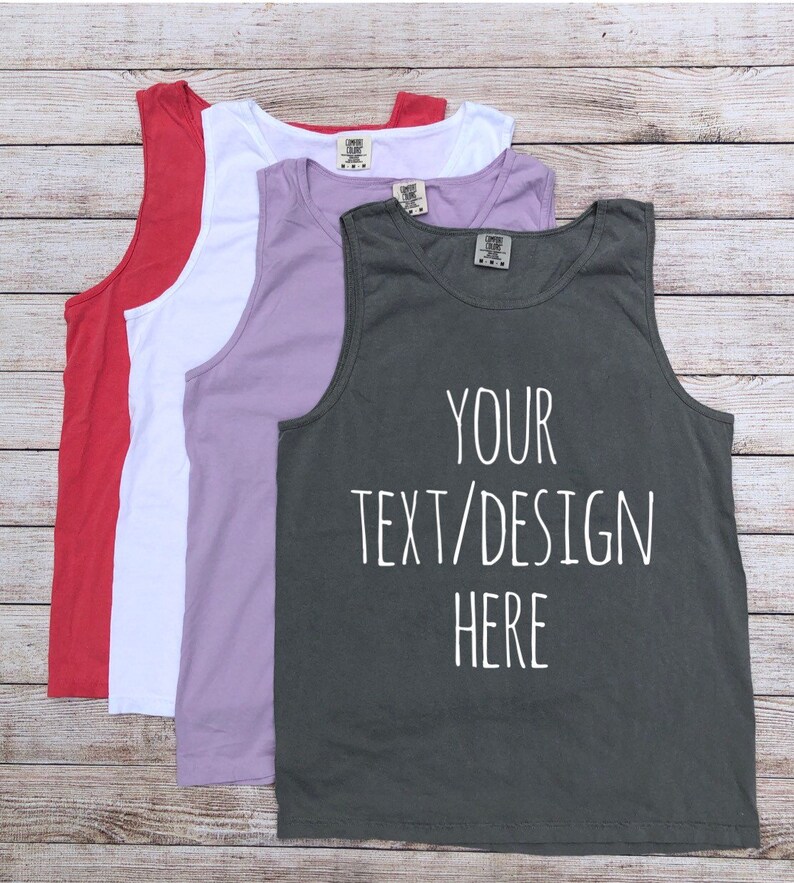 Custom Comfort Colors Tank Comfort Colors Tank Comfort Etsy