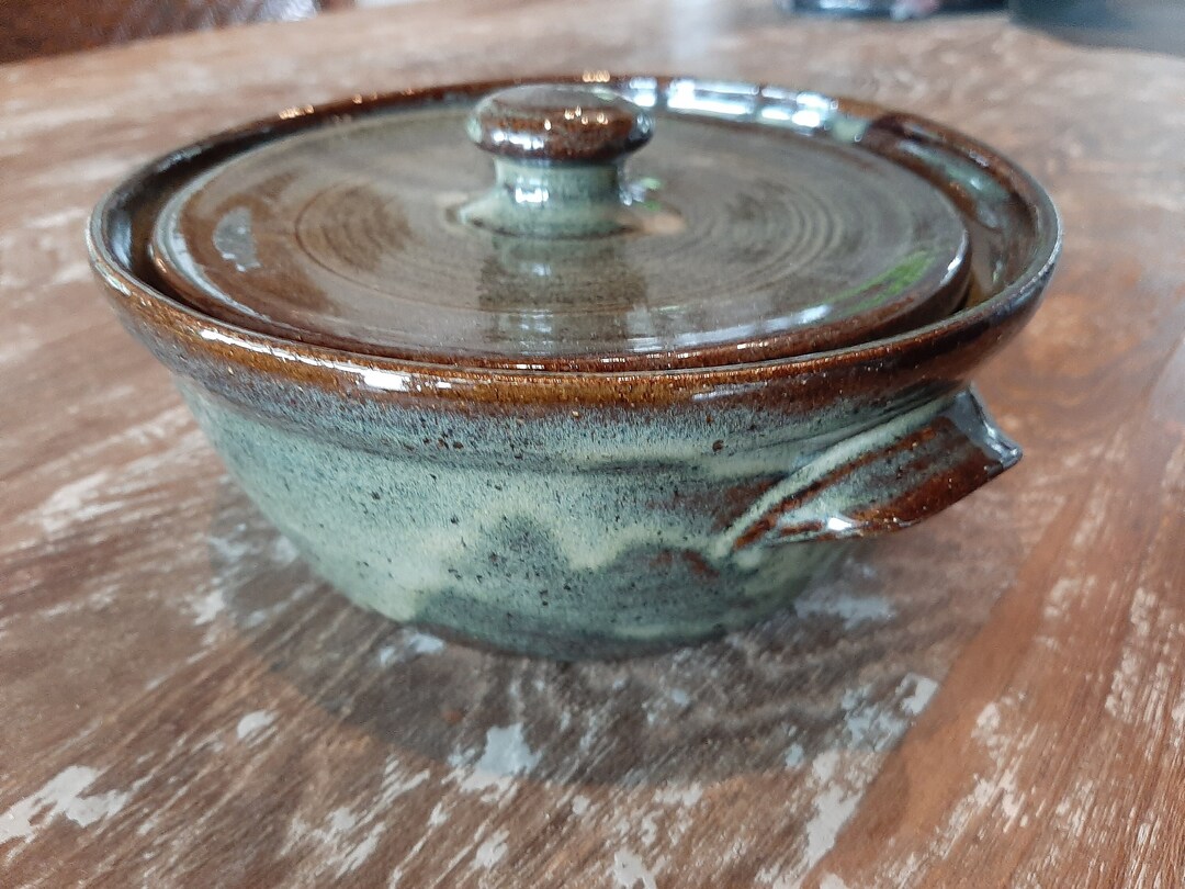 Jugtown Ware Handmade Pottery Casserole Dish Etsy