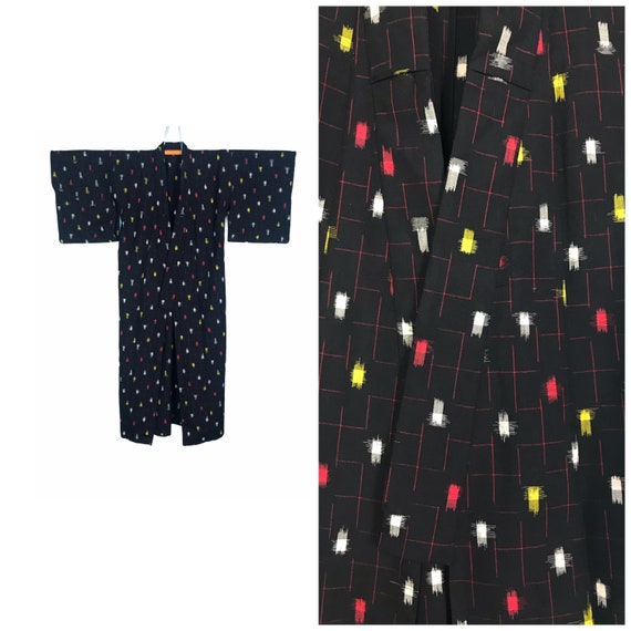 Authentic vintage kimono yukata japanese tradition