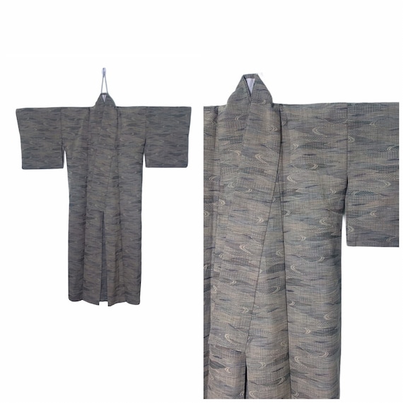 Authentic Japanese Kimono Yukata in Unique Motif