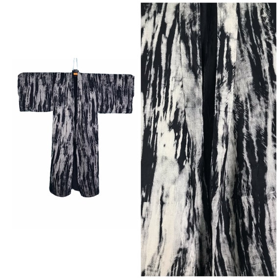 Authentic rare kimono yukata tie dye design