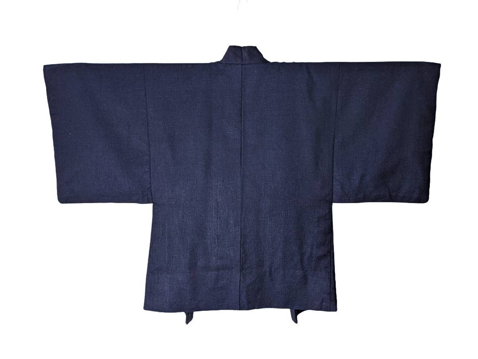 Authentic Japanese Kimono Mens Haori in navy blue | Etsy