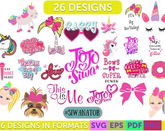Download Download Free Jojo Siwa Svg Files for Cricut, Silhouette ...