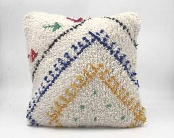 Cushion cover Moroccan Berber Azilal 100% wool 40x40cm