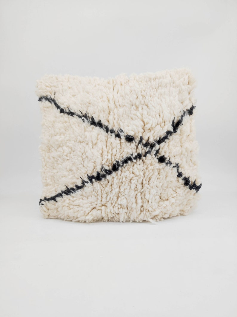 Plusieurs modèles disponibles ! Housses de coussins berbères Beni Ouarain 40x40cm COUSSIN 37