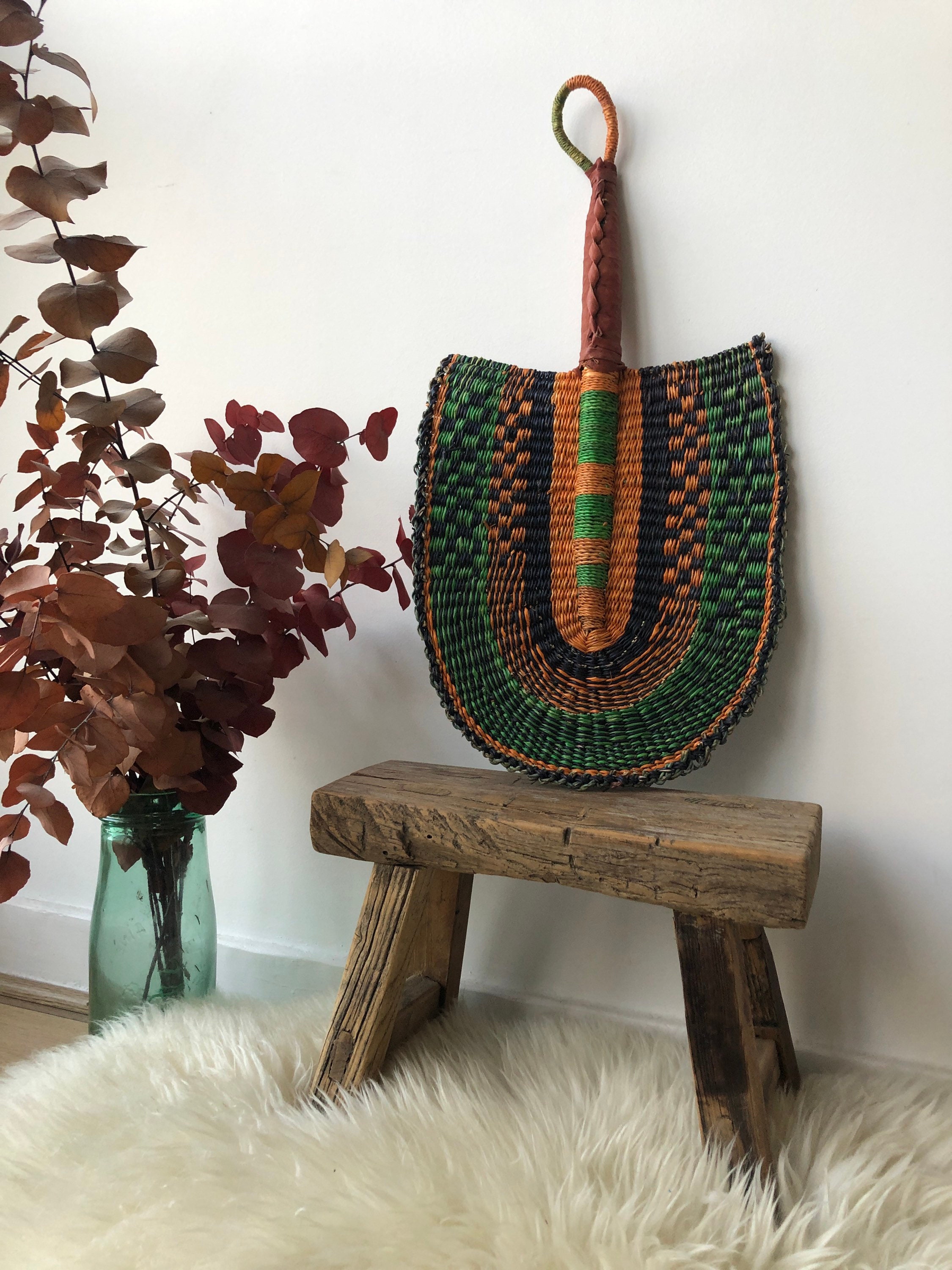 Eventail Africain/Eventail Tresse Bolga