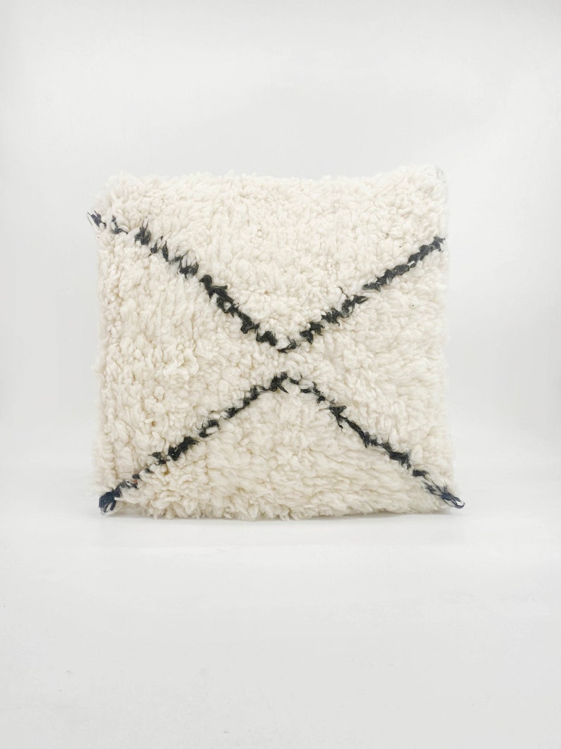 Plusieurs modèles disponibles ! Housses de coussins berbères Beni Ouarain 40x40cm COUSSIN 34