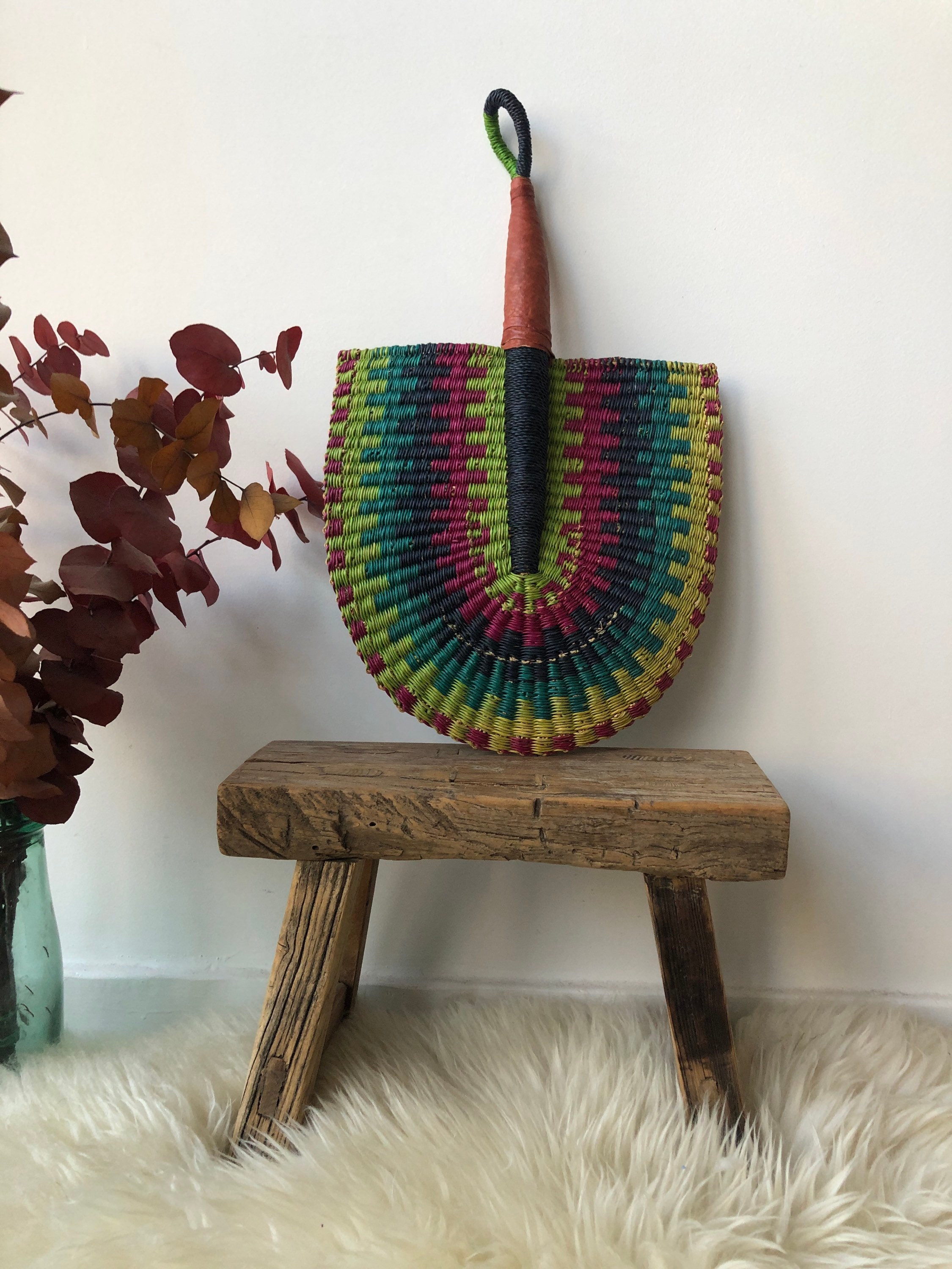 Eventail Africain/Eventail Tresse Bolga