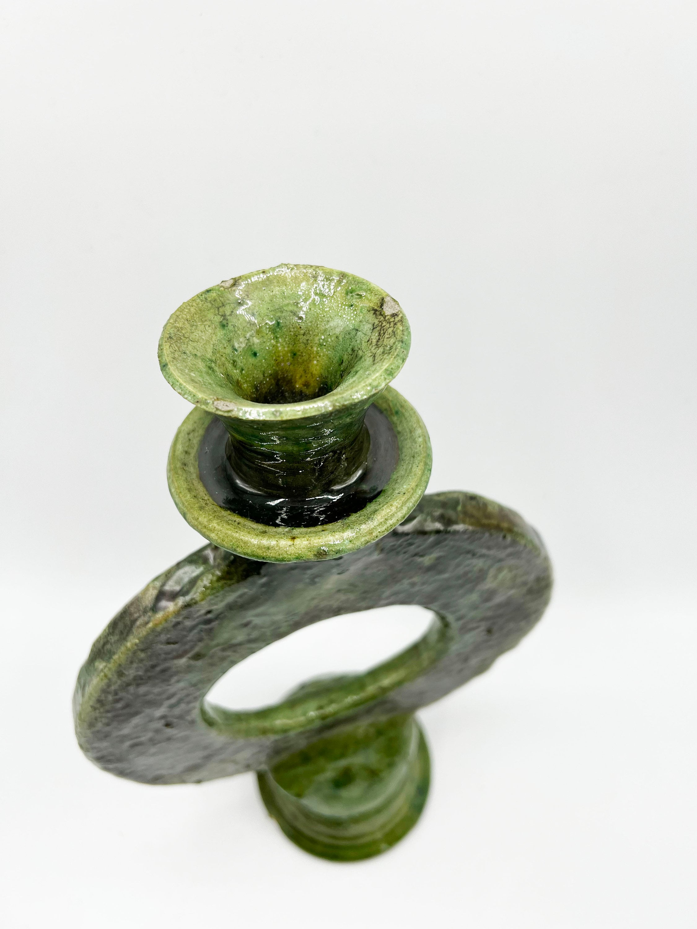 大きなタメグルート キャンドル ホルダー - タメグルート陶器