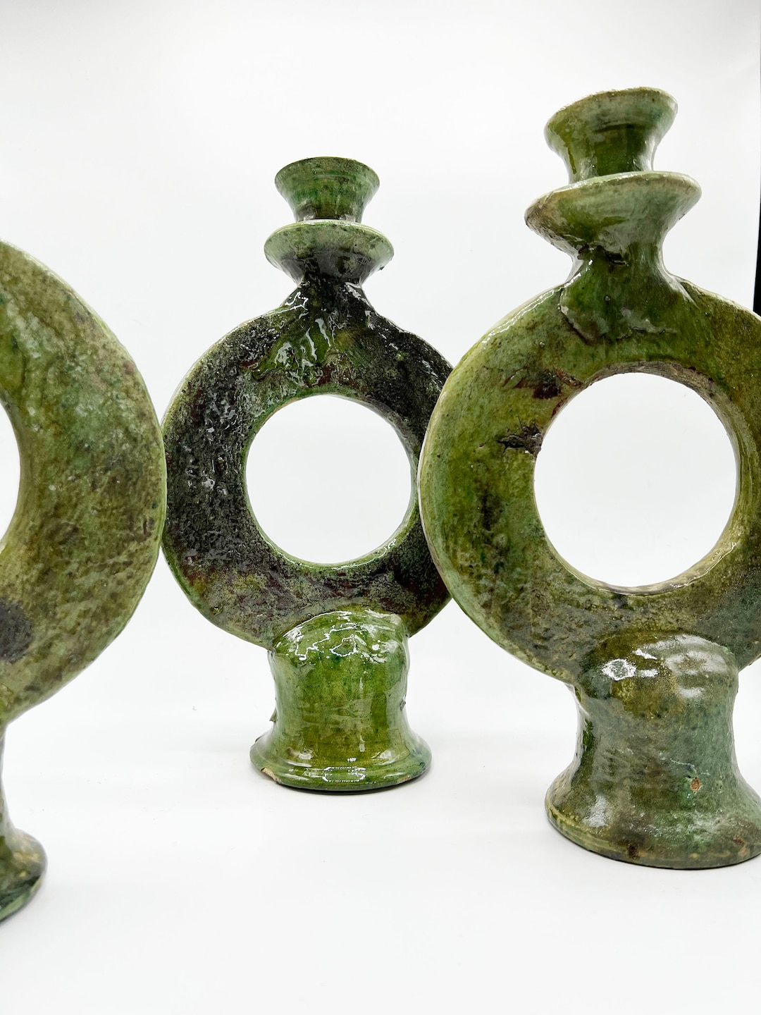 大きなタメグルート キャンドル ホルダー - タメグルート陶器