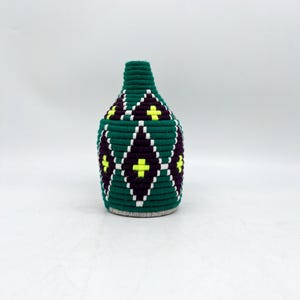 Colorful Berber basket / ethnic basket / Moroccan Berber box with lid