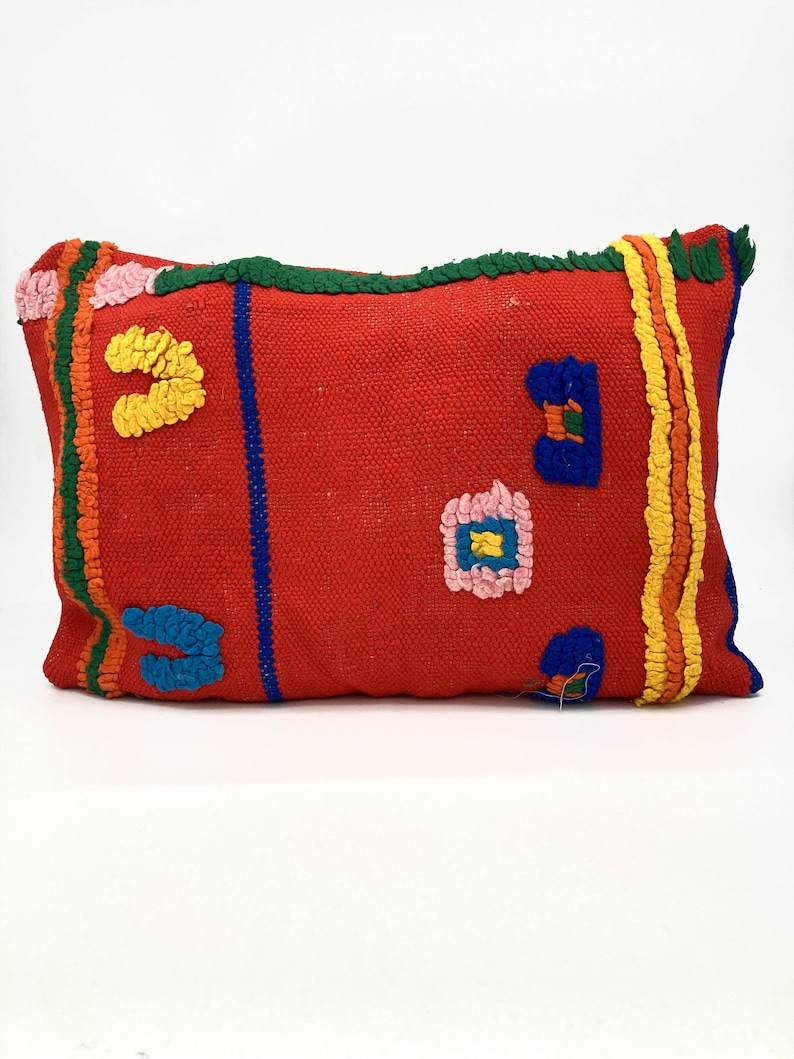 Moroccan Berber Kilim cushion cover 60x40cm image 5