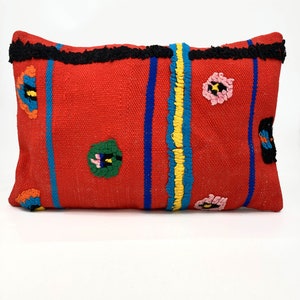 Moroccan Berber Kilim cushion cover 60x40cm image 6